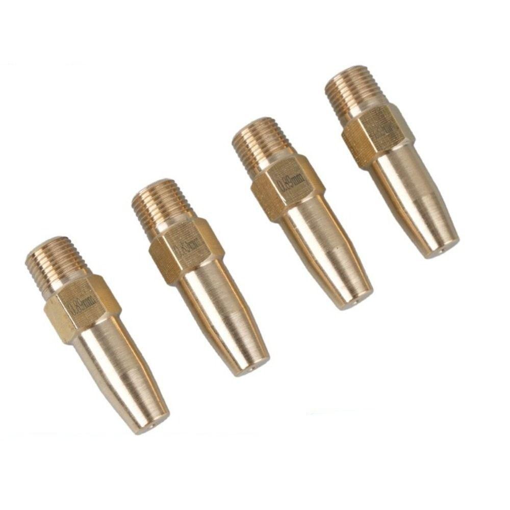 Brass Material High Pressure Cutting Nozzle Brass Water Jet Nozzle  Paper Mill Trimming