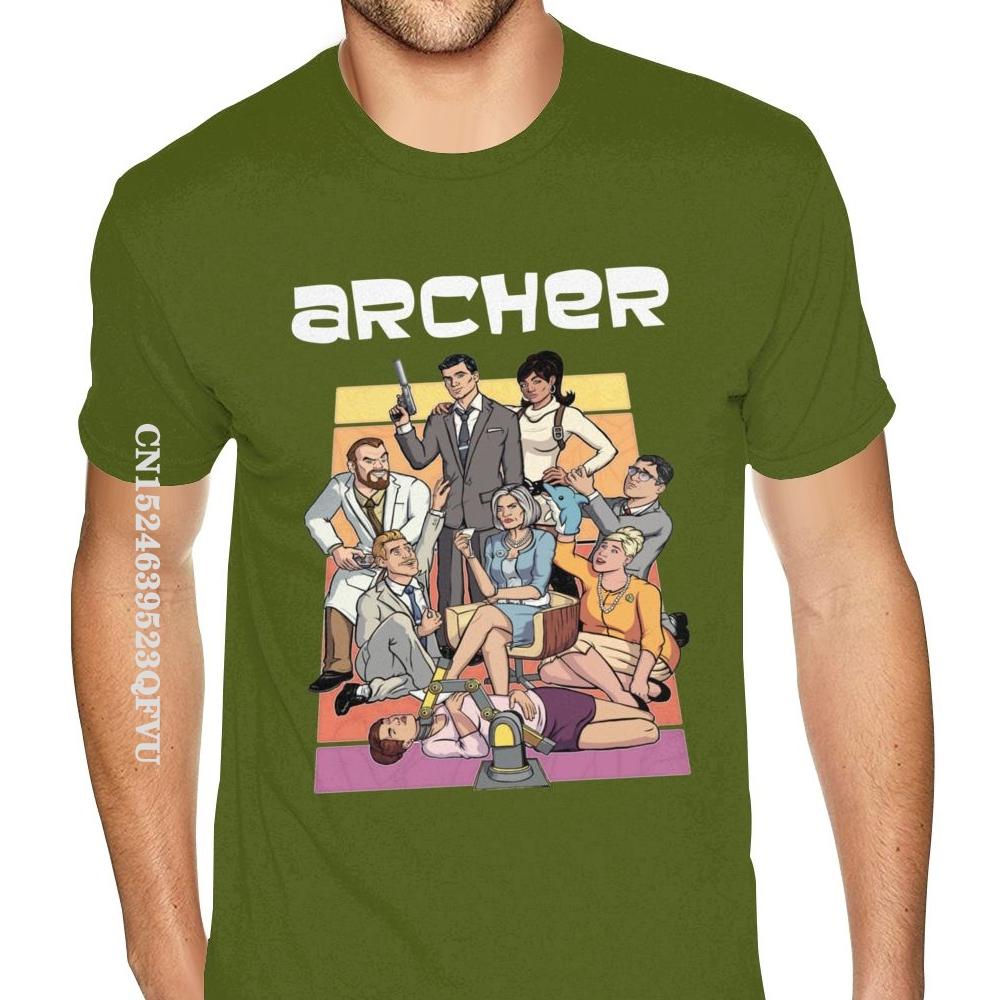 Lila Fara Zon Archer T-shirt Herr Dam Anpassad Oversized Anime T-shirt Herr Ultra Bomull O-ringad T-shirts