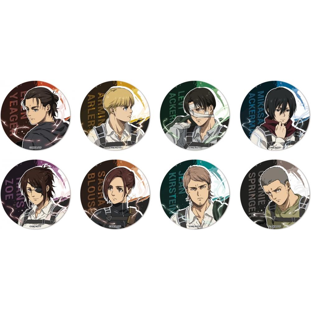 

Attack On Titan Aforce X dragOn Horse Attack On Titan Can Badge 1boX 8pcs