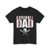 Baseball Dad T-Shirt Mens Womens Tees Top, Baseball Player Sports Lovers Father's Day Dad T-Shirt Mens Womens Tees Top