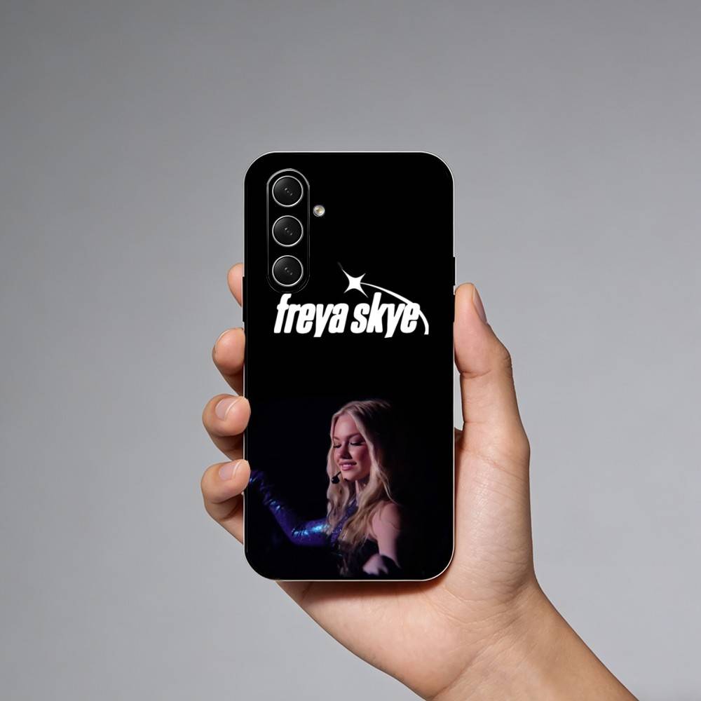 F-Freya Skye Singer Phone Case For Samsung Galaxy A73,A21s,A22,A31,A52,A53,A71,A41Soft Black Shell