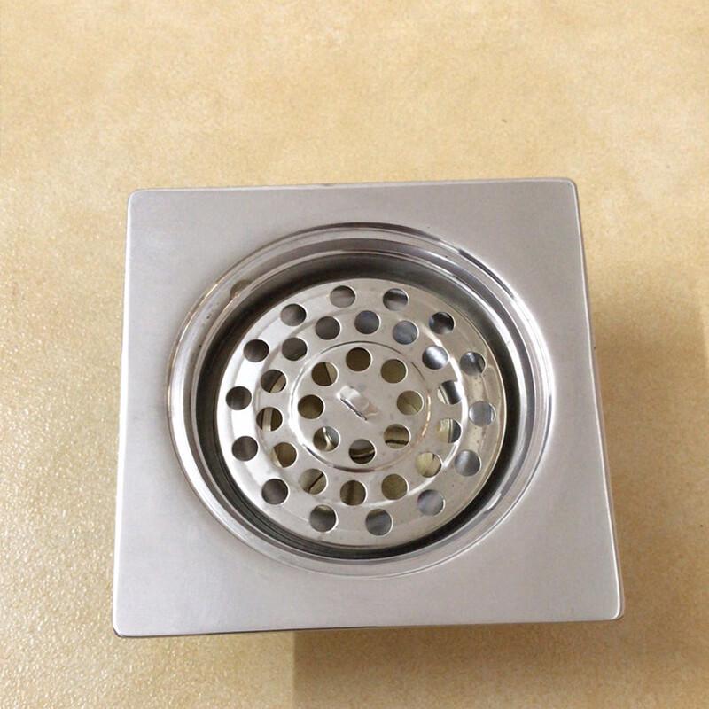 Wutuo Thickened 304 Stainless Steel Bathroom Floor Drain with Copper Core