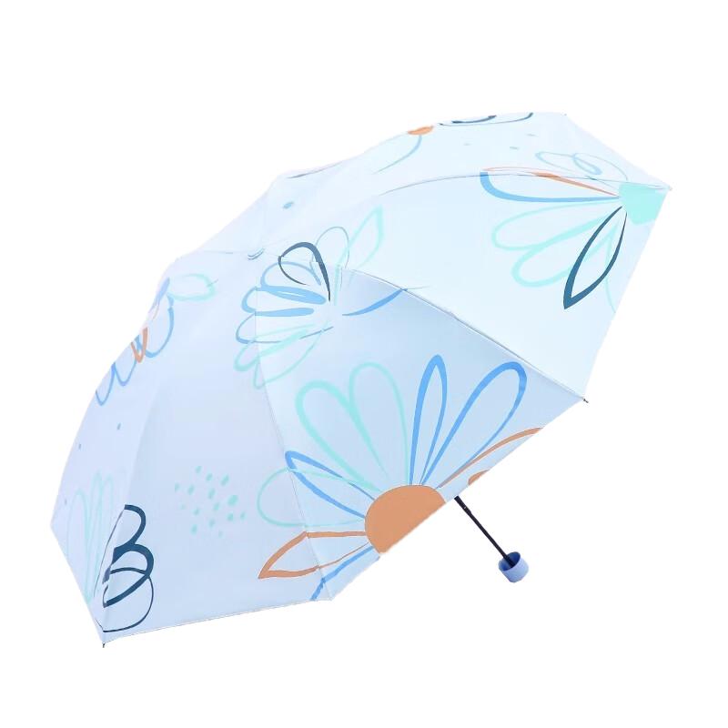 Paradise Umbrella 5-Fold Mini Portable UV Protection Sun/Rain Umbrella