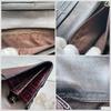 Used 593 CELINE Triomphe Pattern Retro Vintage Long Wallet