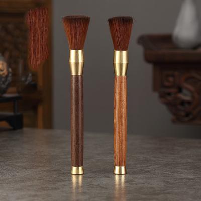 Coffee Grinder Cleaning Brush with Wooden Handle Coffee Bar Counter Clean Soft Bristle Brush Tea Set Cleaning Brush Coffee Tool