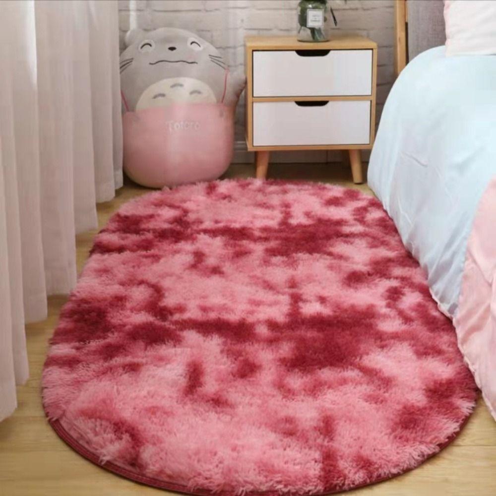

Area Rugs for Living Room Super Soft Faux Sheepskin Area Rugs for Bedroom Floor Shaggy Plush Carpet Faux Rug Bedside Rugs червоний