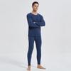 Mu Qingqing Men's Snowflake Velvet Thermal Underwear Set