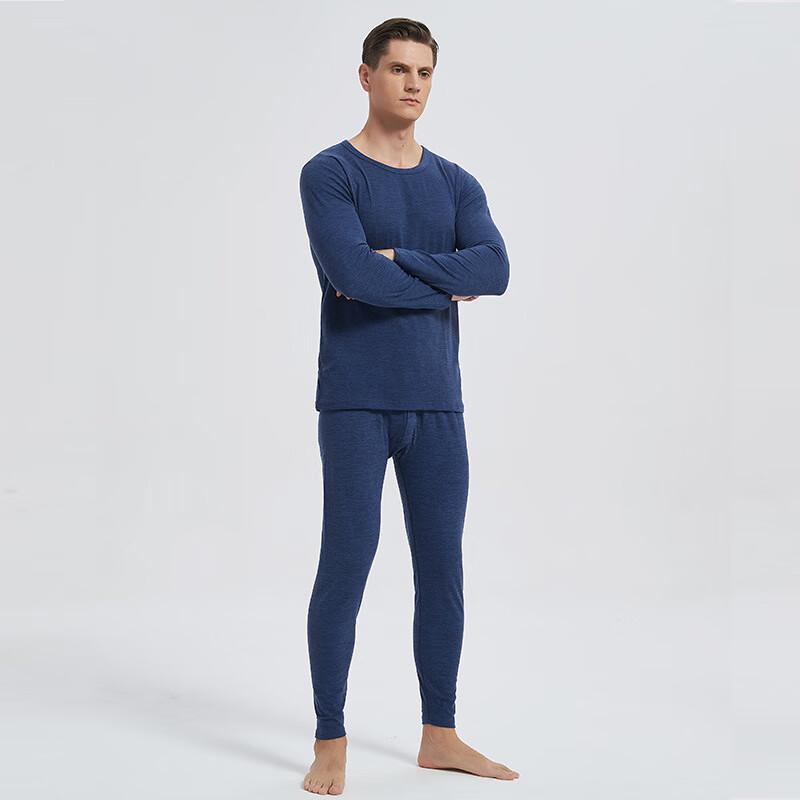 Мужской комплект термобелья Mu Qingqing из снежного велюра L