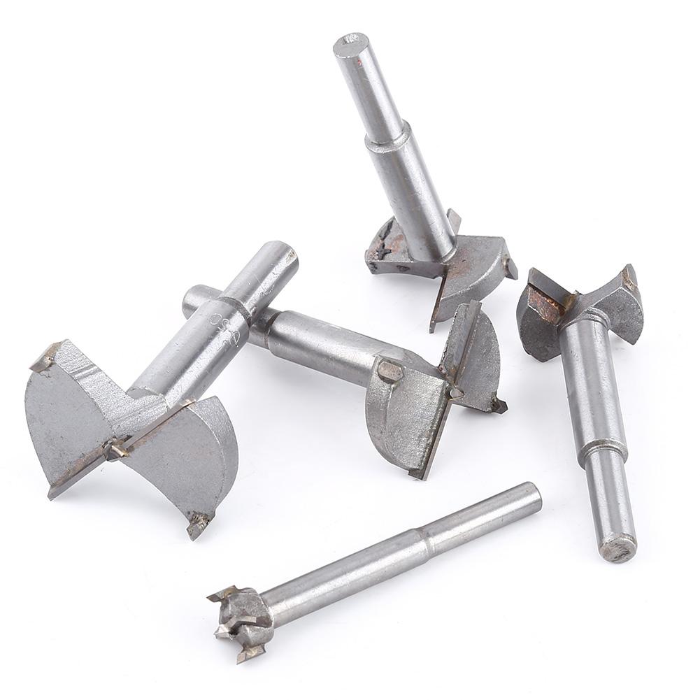 10pcs 14-50mm Forstner Drill Bit Set Flat Wood Drilling Woodworking Hole Cutting Tool