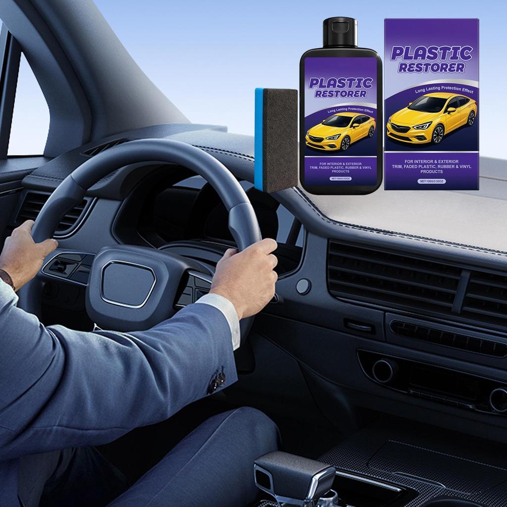 Car Scratch Repair Paste 100g UV-Resistant Paste Car Scratch Remover For Bumper Fading Dashboard Rubber Seat Boat Upholstery