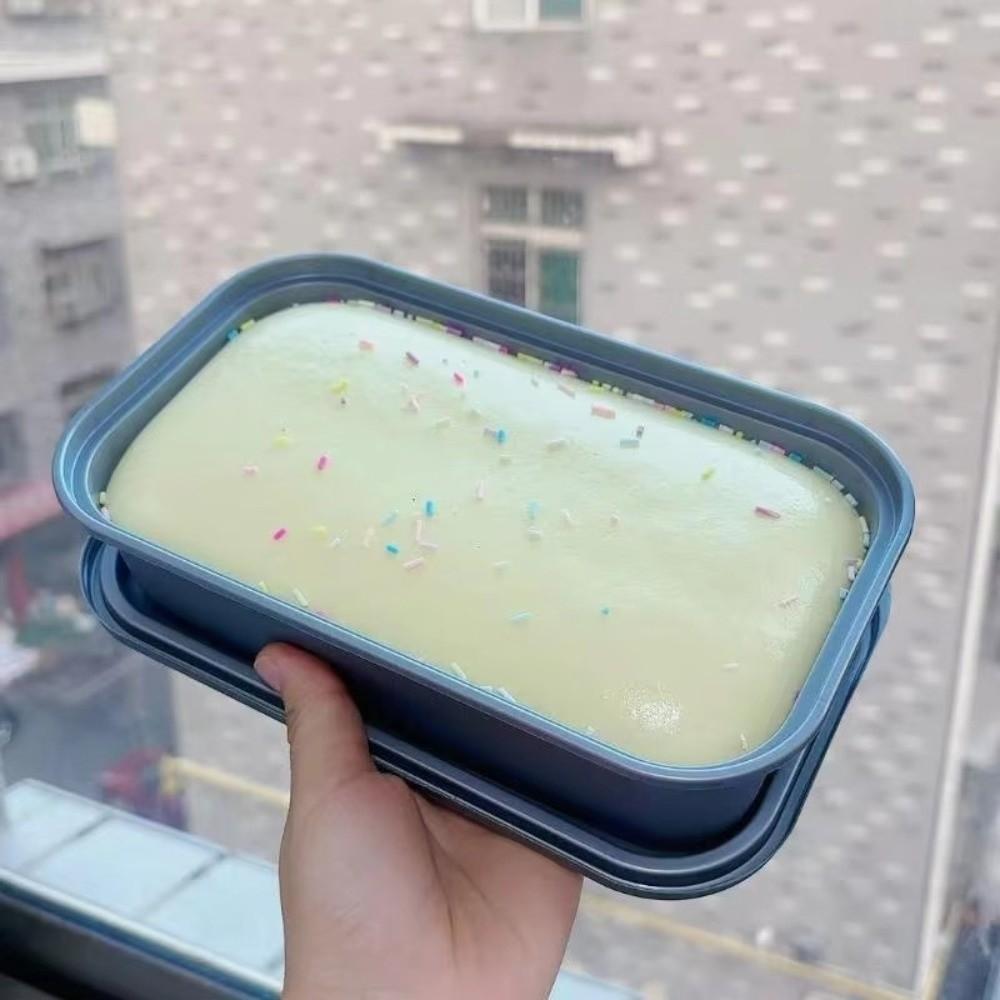 Slow Rising Sticky Box Cake Squishy Toy Super Soft Sensory Fidget Toy Cake Squeeze Toy  Hand Relax