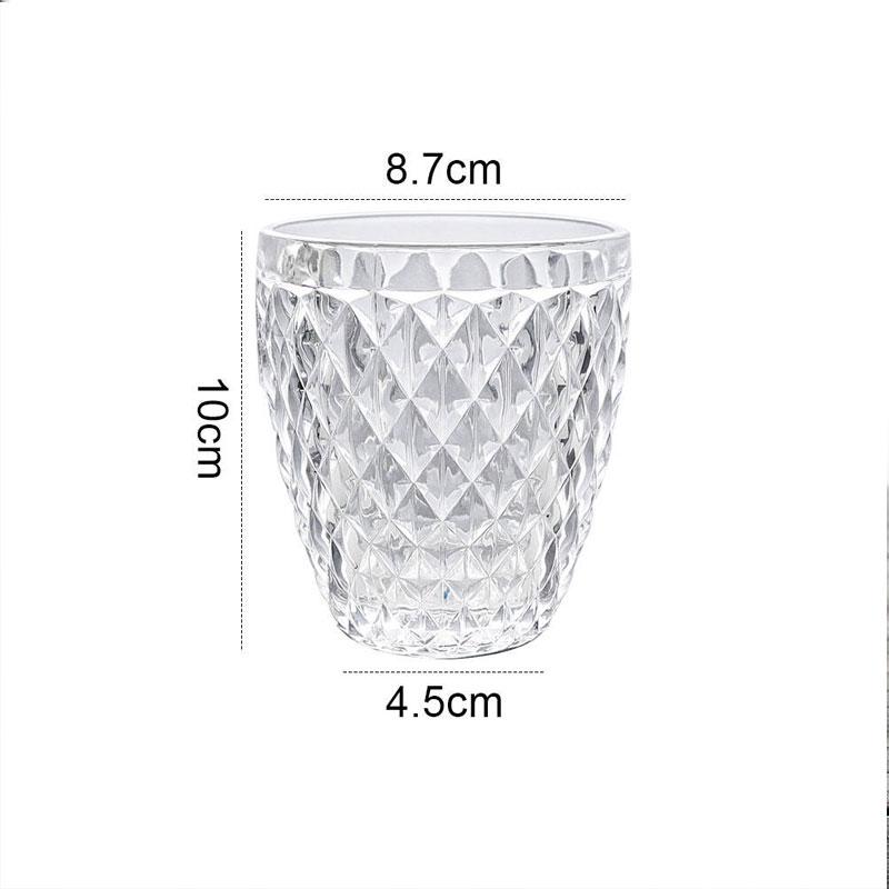 

Хрустальное стекло с ромбовидным узором в ретро-стиле, бокал для вина. Используйте его на вечеринке, чтобы мгновенно подчеркнуть стиль. 1pcs