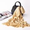 100% Natural Silk Scarf Women Neckerchief Luxury Foulard Femme Shawls Wraps Plain Satin Scarf Pure Silk Long Scarves 175x55cm