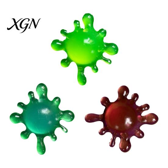 Stress Relief Squeeze Ball Mini Toy Decompression Clear Sensory Fidget Anxiety Soft Stretchy