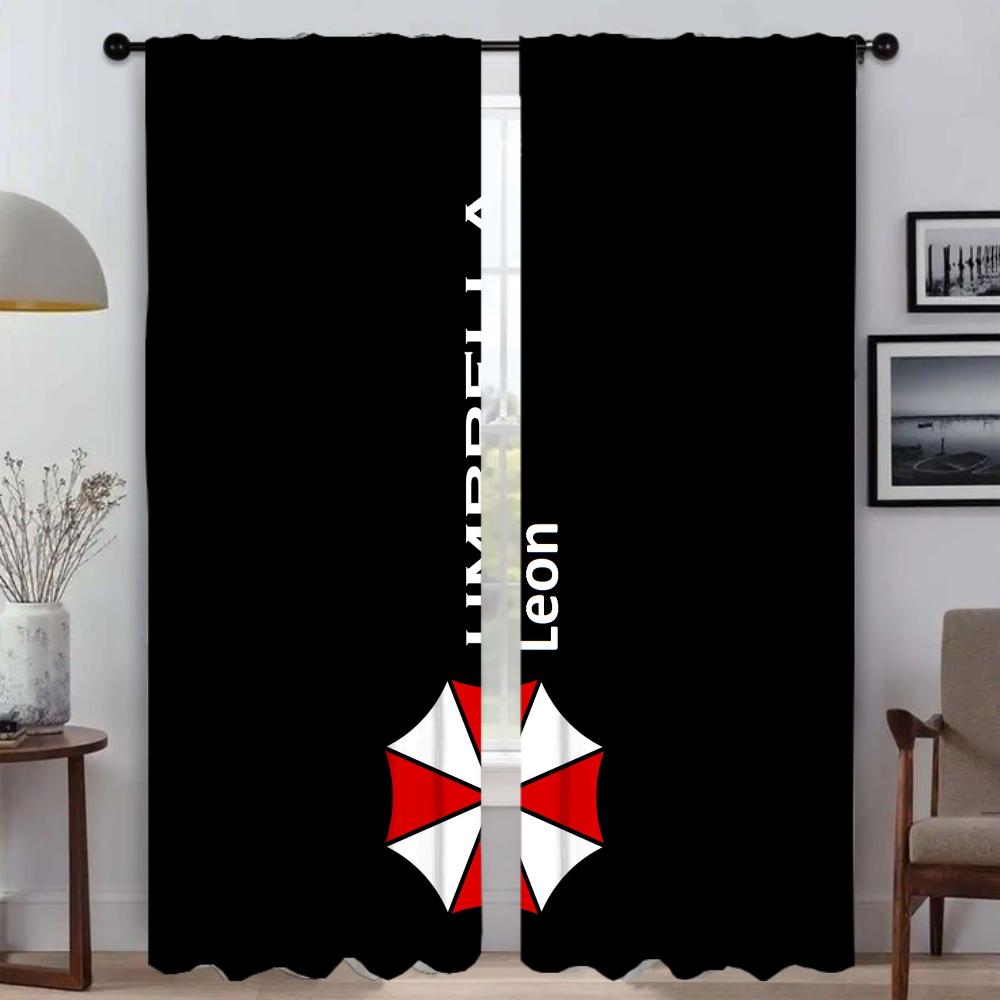 Room Darkening Curtains Bedroom Umbrellas Curtain Panel Partition Halloween Decoration Shades Home Interior Made Of Polyester Washable Decor Ready