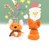 Fox Scarf Christmas Plush Toy Girl Children Birthday Holiday Gift Doll Decorated