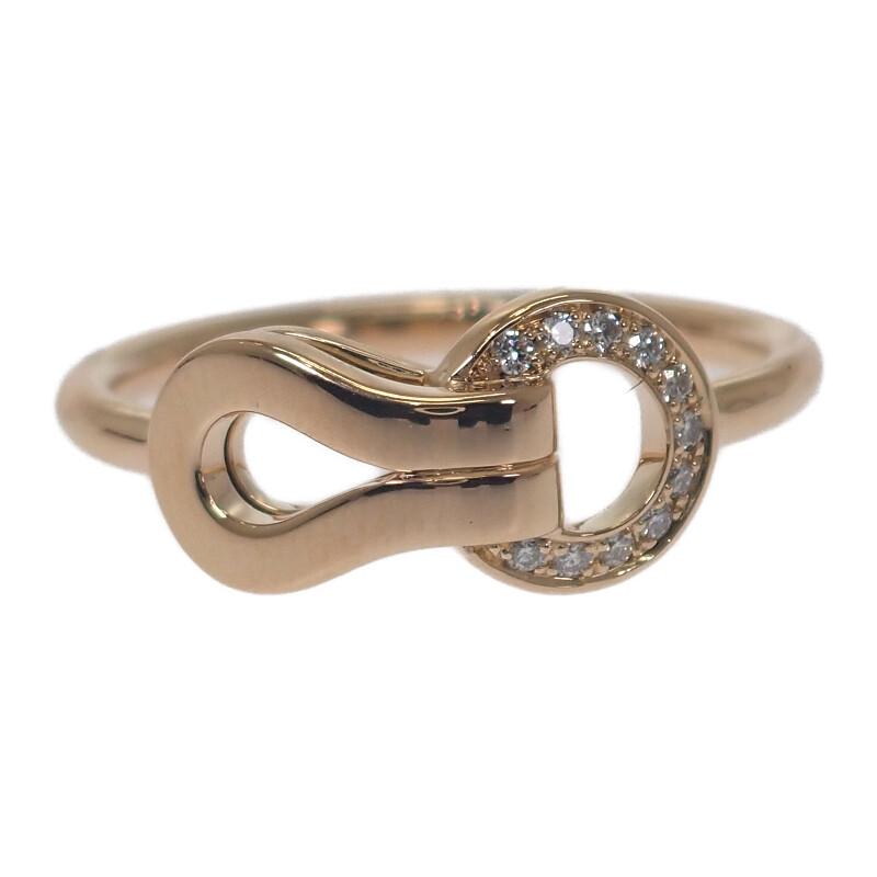 Cartier B4209348 #8(JP Size) Ring K18 Pink Gold/diamond Women