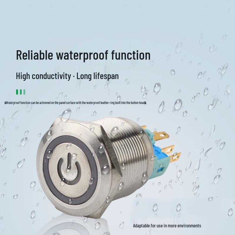 

Zhuochi Aluminum Oxide Metal Waterproof Switch CN plug (adapter included)