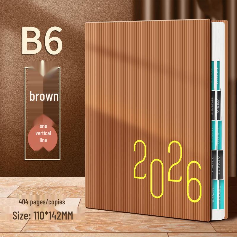 2026 A4 Daily Planner: Efficient, Thick, Self-Fillable Timeline Notebook