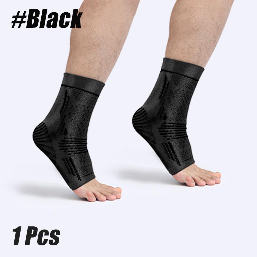 1Pcs Ankle Brace For Men & Women - Compression Sleeve For Plantar Fasciitis,Tendonitis,Arthritis Relief (Black, Blue, Sky Blue)