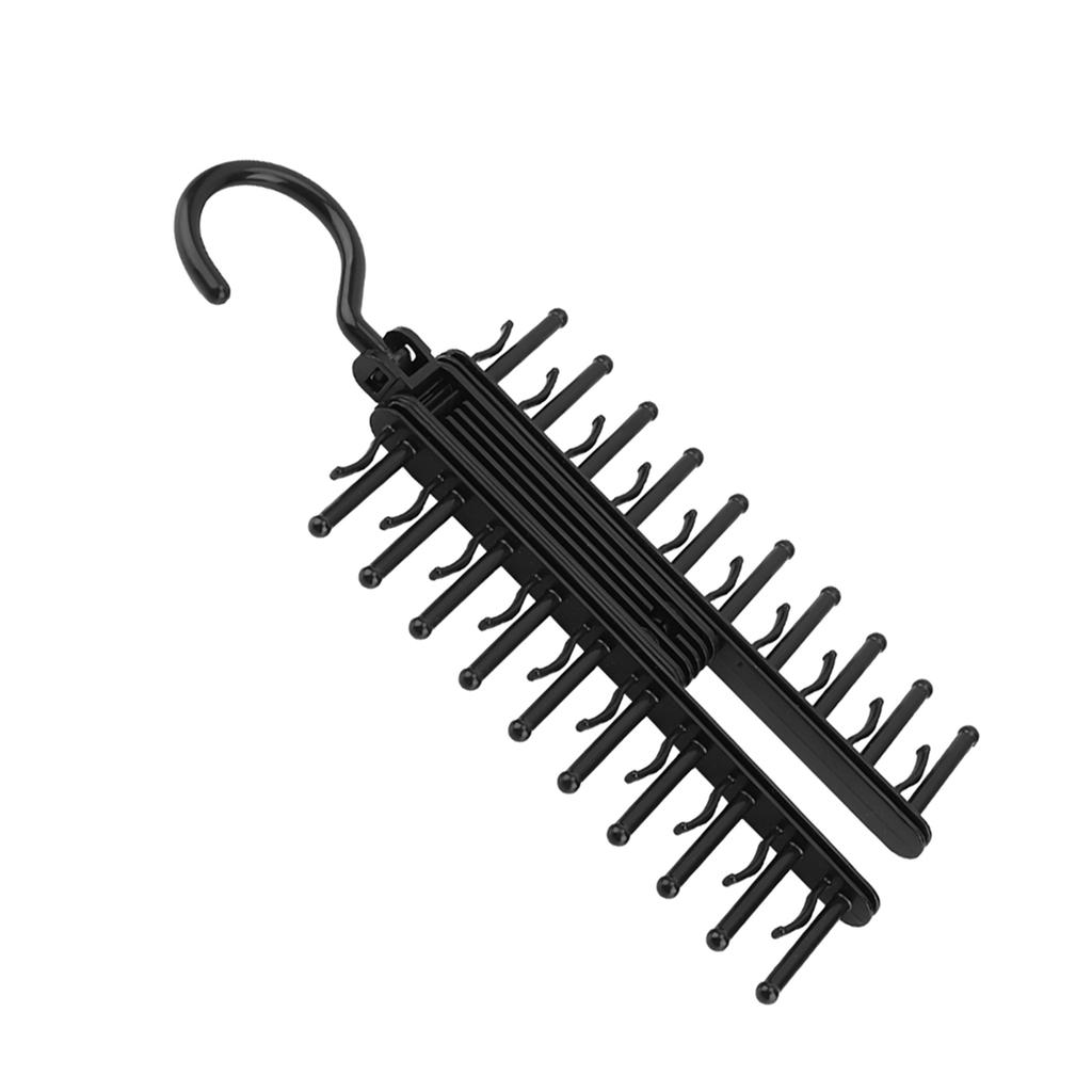 Tie and Belt Holder Holds 20 Ties, for Closet, 360 Degree Rotation, NonSlip, Space Saving