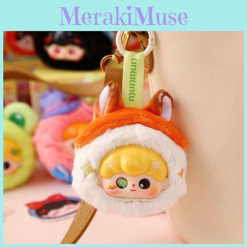 Baby Three Plush Blind Box Toy Pendant With Sensory And Cognitive Skills For Kids Birthday Gift