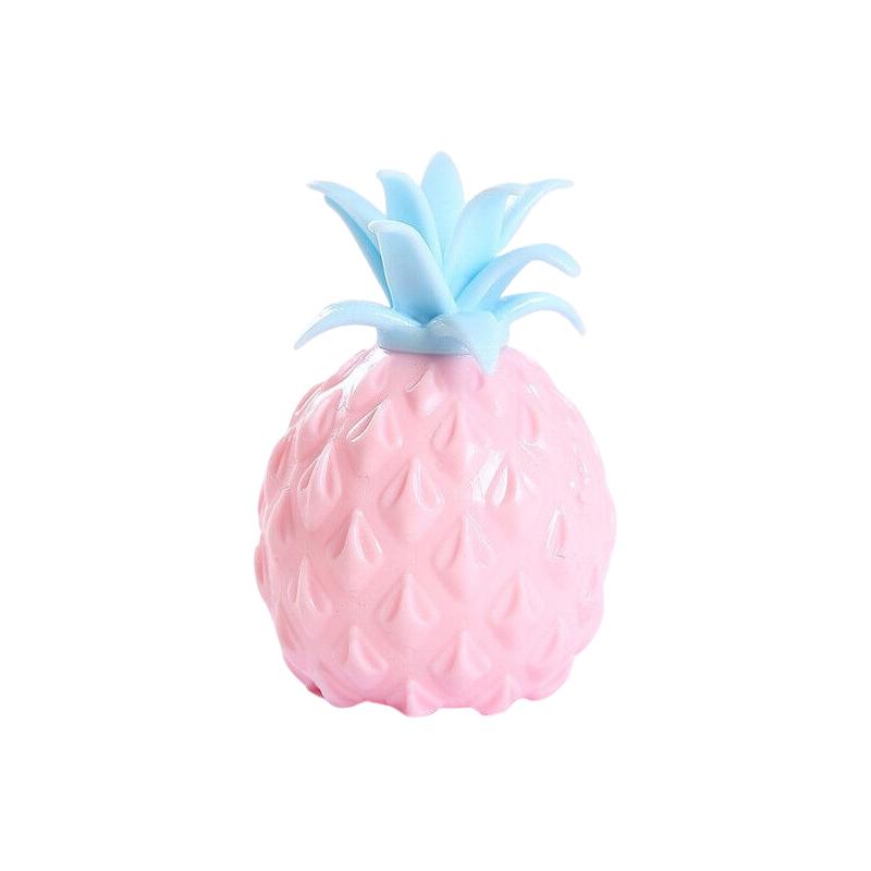 Soft Squeeze Toys Pineapple Stress Relief Ball Water Feeling Squishy Sensory Toys Water Beads Squeeze Fidget Toy Anti Anxiety