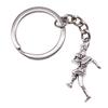 Metal Fittings Yoga Keychain Sport Theme Key Ring Souvenir 28mm