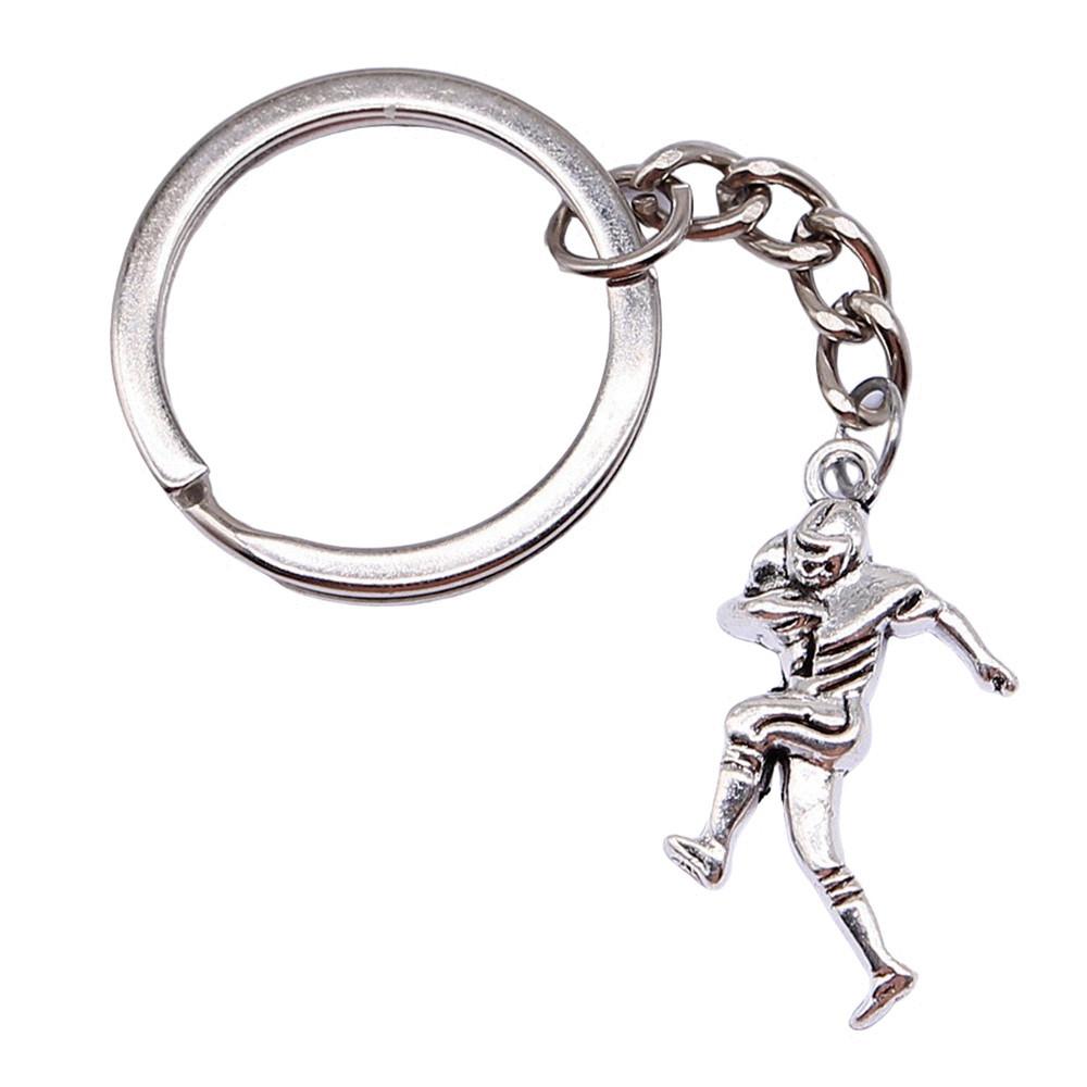 Metal Fittings Yoga Keychain Sport Theme Key Ring Souvenir 28mm
