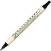 Calligraphy Felt-tip Pen - ARTEMIO - ZIG - Black - Two Tips - 2mm and 5mm