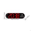 Digital Wall Clock Home Decor with Remote Control for Classroom Bedroom