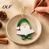 DIY Holiday Hanging Decorations Christmas Wooden Ornament, Cute Bear Gingerbread Gnome Cat Dog Personalized Winter Gifts for Tree, Party Home