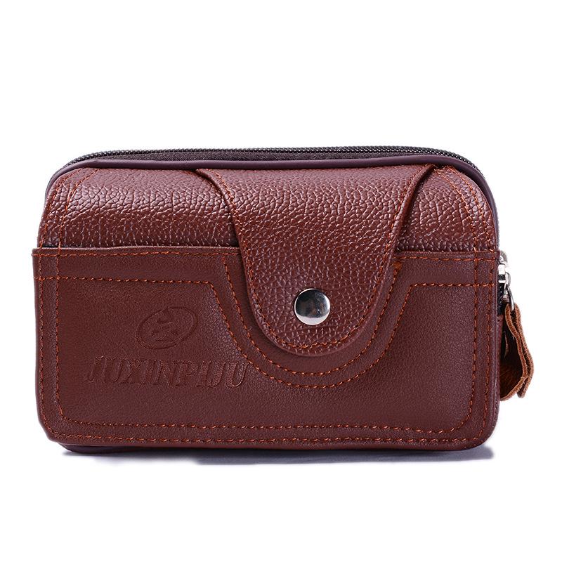 Cross-Border Men's Waterproof Anti-Theft Phone & Coin Belt Waist Pack