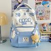 Schoolbag Junior High School Student Backpack Female Japanese Cute Bear Campus Large Capacity School Bag Girl Versatile Casual Backpack