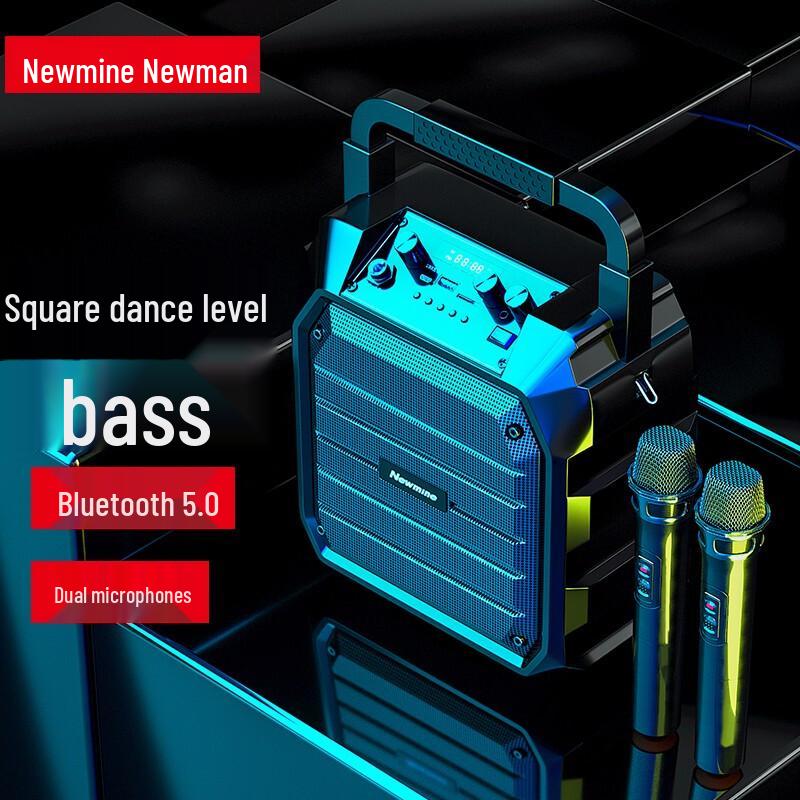 Newmine Portable Bluetooth Karaoke Speaker