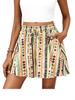 Women's Flowy High Waist Wide Leg Ruffle Midi Skirt for Spring/Summer Beach Vacation