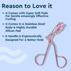 GUBB Rose Gold Eyelash Curler for Women | Effortlessly Achieve Eye-Opening & Long-Lasting Lash Lifts | Universal Fit for All Eye Shapes | Get the P