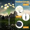 Solar 6-Head Jellyfish Mushroom Lamp Garden Decorative Lights Outdoor Landscape Ground Insert Lawn Party Decoration Lighting