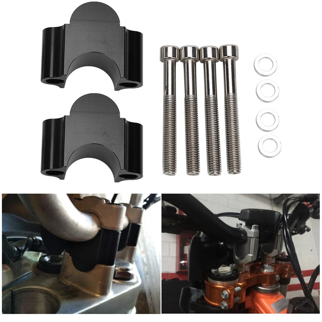 28mm Aluminum Handlebar Riser Mount Clamp 28MM Height Adapter for Motorcycle ATV