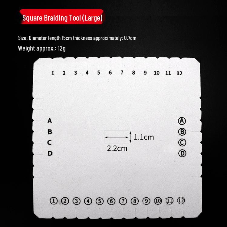 DIY Jewelry Design Plate: Bracelet & Necklace Measuring Tray with Beading Scale