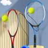 1Set Tennis Trainer With Line Rebound Balls And Elastic Rope Base Beginner'S One Person Tennis Racquet Children'S Suit