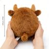 Kawaii Highland Cow Plush Plushies Fur Cute Bull Keychains Stuffed Animal Car Ornaments Super Soft Pillows Pendant Birthday Gift