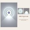 LED Motion Sensor Night Light with Digital Clock 3 Color Temperatures Stepless Dimming Motion Activated Night Lamp
