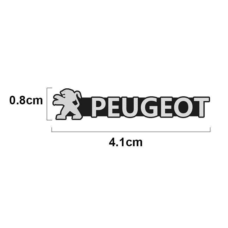 10 Piezas Emblema de Audio para Coche de Aluminio Pegatina Decoración de Altavoz Para Peugeot 206 307 308 207 3008 208 407 508 2008 5008 301 406 408