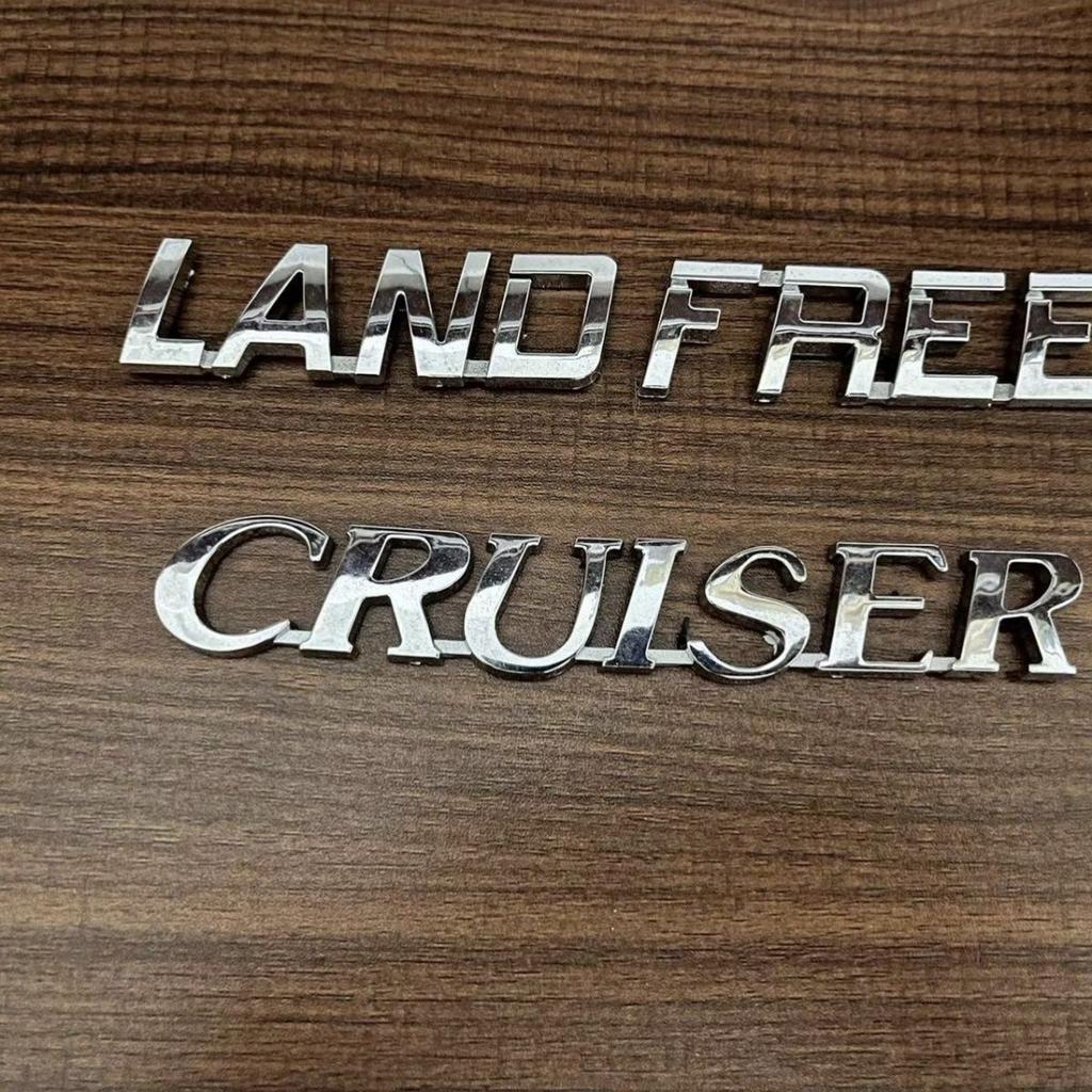 Applicable to Landcool Luze/Prado/Tule front bumper letter sticker, letter car label sticker personalized modification