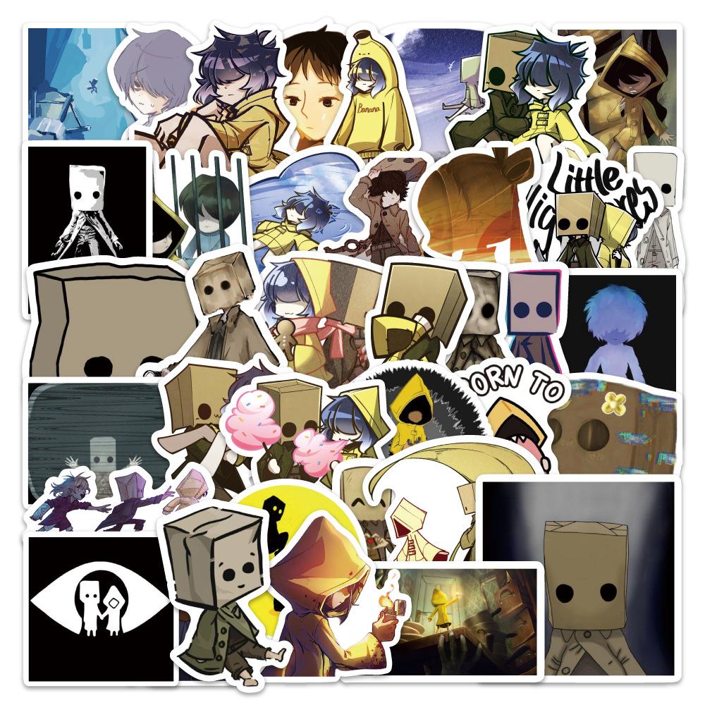 60Pcs/Set Little Nightmares Stickers Waterproof Graffiti Decal Diy Scooter Phone Case Stationery Box Fans Gift