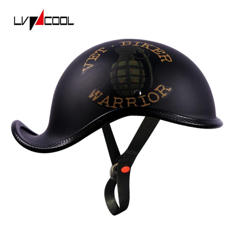 

Унисекс ретро полумотоциклетный и электрический защитный шлем на весну/лето M + Mask