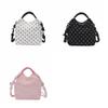 Drawstring Closure Polka Dot Shoulder Bag Nylon Female Tote Bag Crossbody Bucket Bag  Outdoor