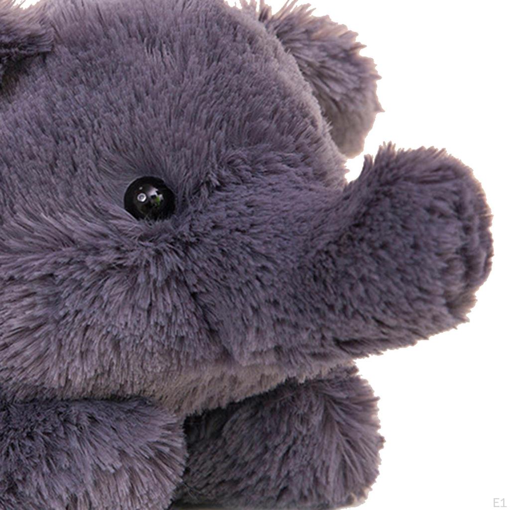 Cute Elephant Plush Toy Hugging Living Room Decoration Animal Doll