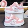 Children's Cartoon Fleece-Lined Skate Shoes: Warm, Cotton-Padded Casual Shoes for Toddlers & Young Kids.